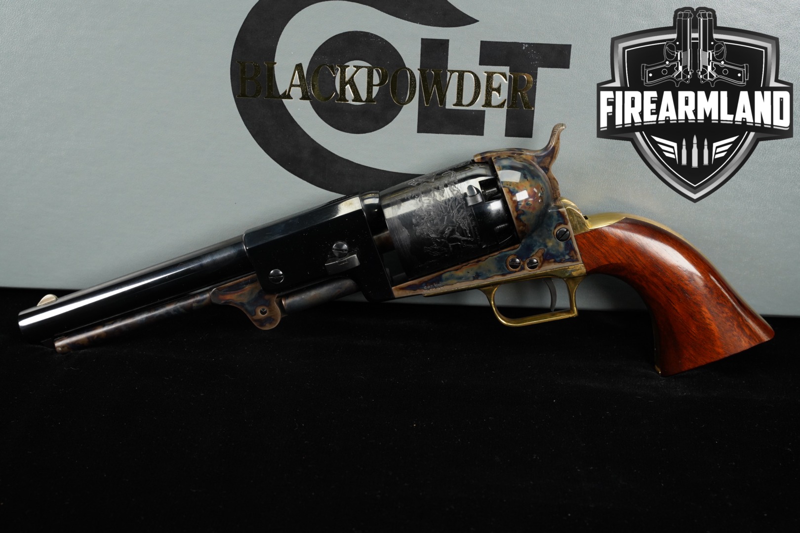 Colt Model 1848 Dragoon Second Model; 2nd Generation; F-series .44 Color Case-Hardened & Blued in Excellent Condition Thumbnail