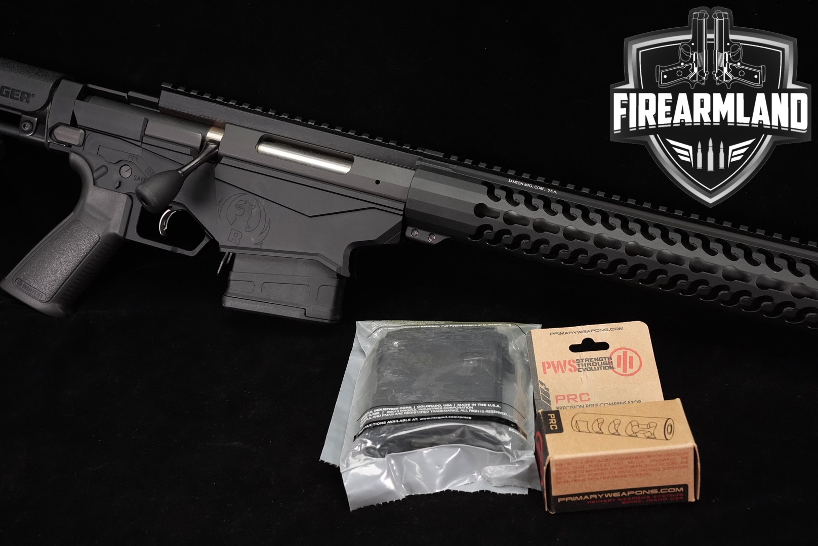 Ruger PRECISION RIFLE 6.5 Creedmoor 24" SAMSON EVOLUTION +2 MAGS-img-0