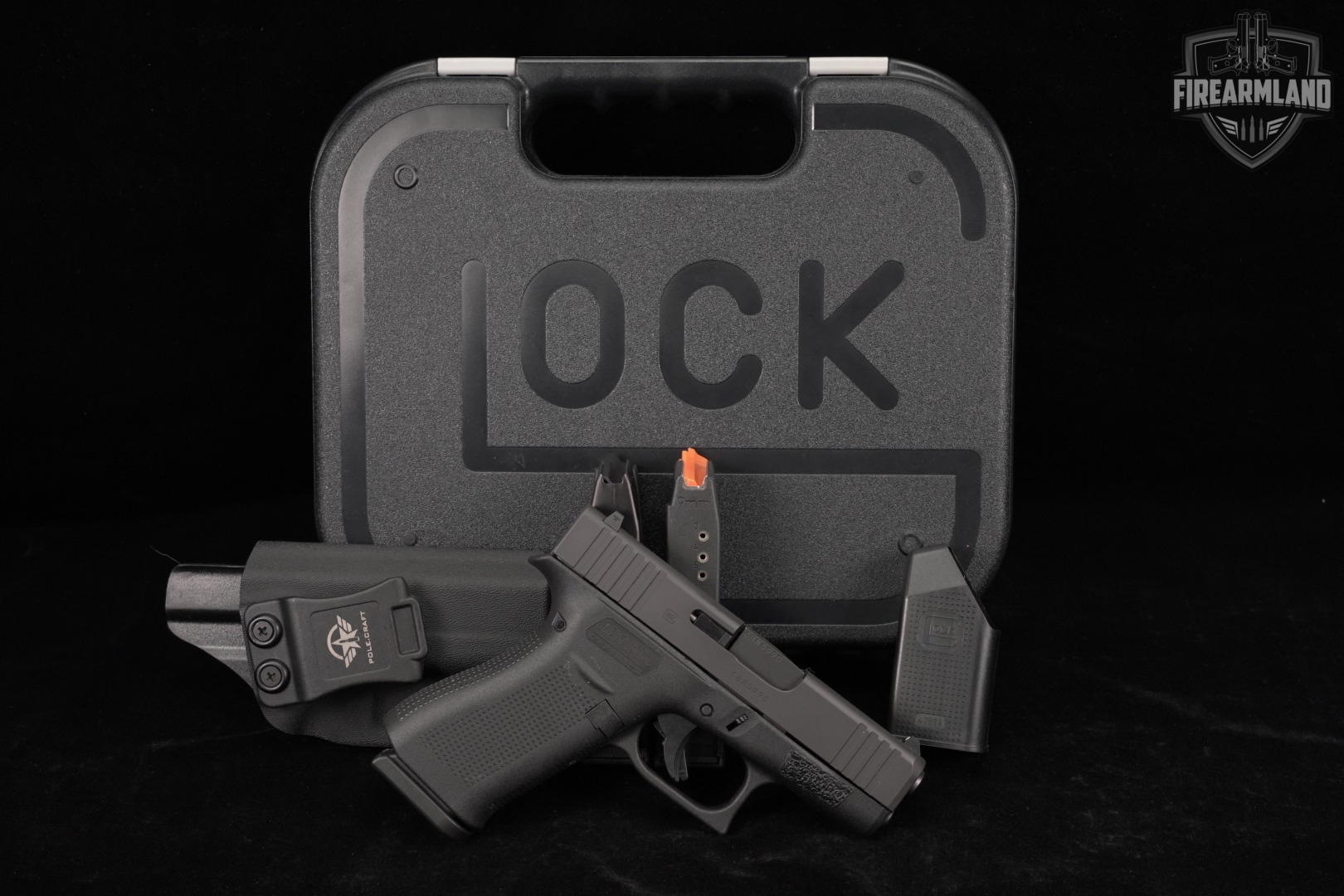 Glock 43X G43X 9mm 3.41" +3 MAGS, ORIG CASE & HOLSTER-img-2