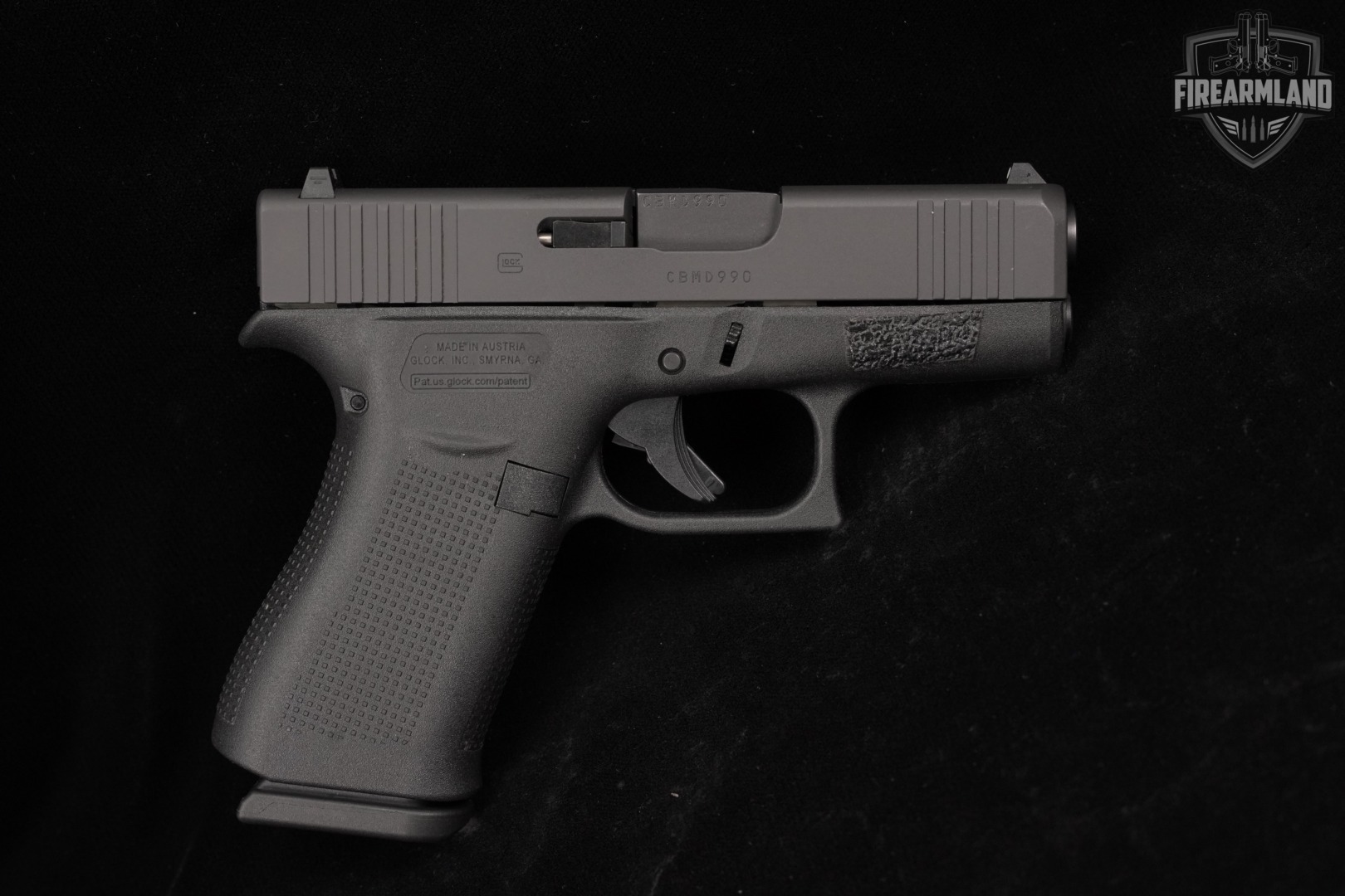 Glock 43X G43X 9mm 3.41" +3 MAGS, ORIG CASE & HOLSTER-img-4