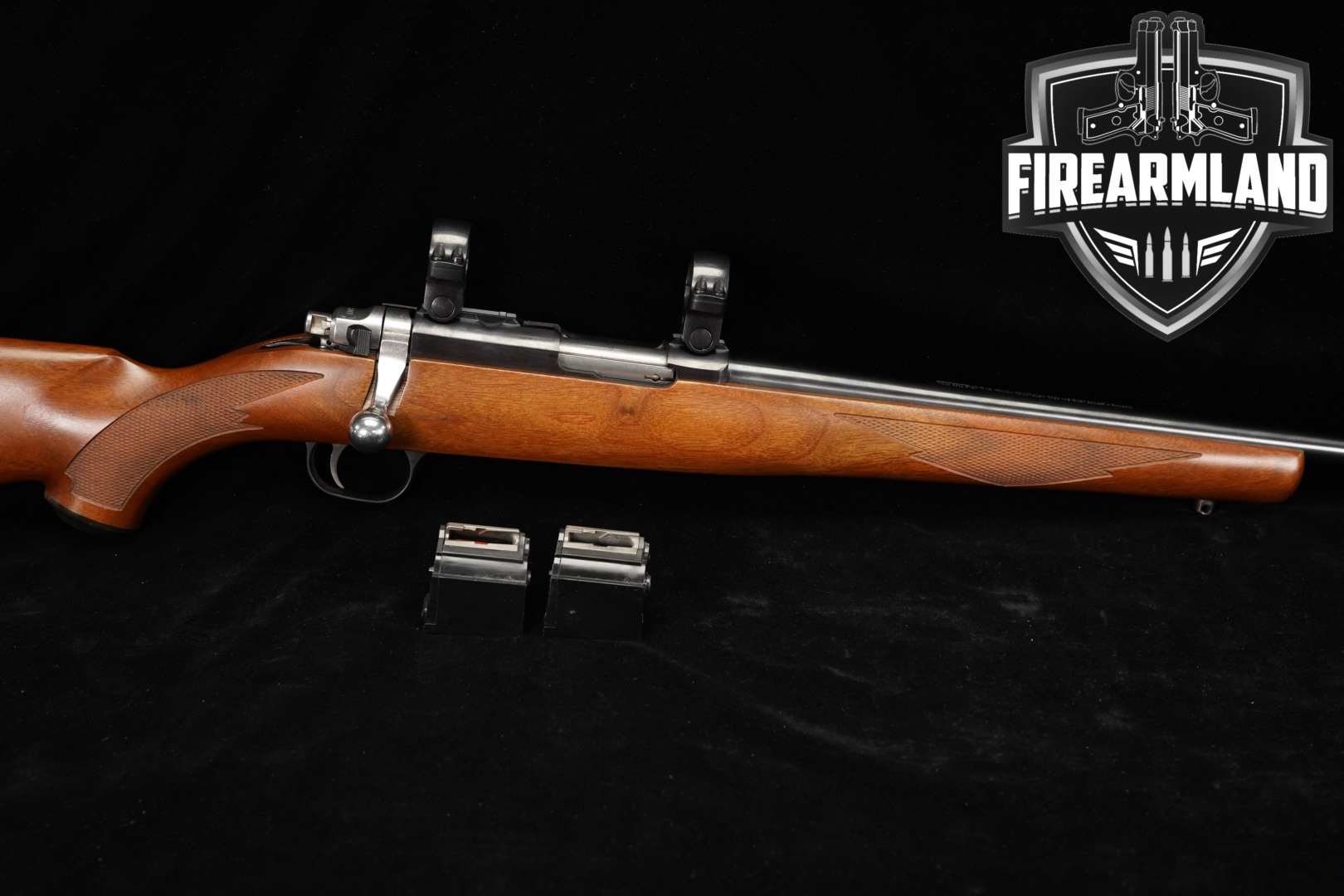 2012 Sturm Ruger 77/22 R .22 LR Blued & Walnut in Very Good Condition Thumbnail
