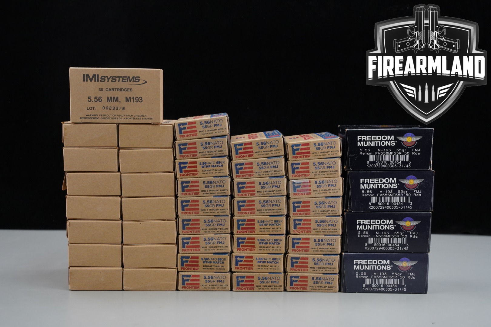 Multiple Manufacturers 5.56 NATO AMMO 5.56mm NATO in New - Old Stock Condition Thumbnail