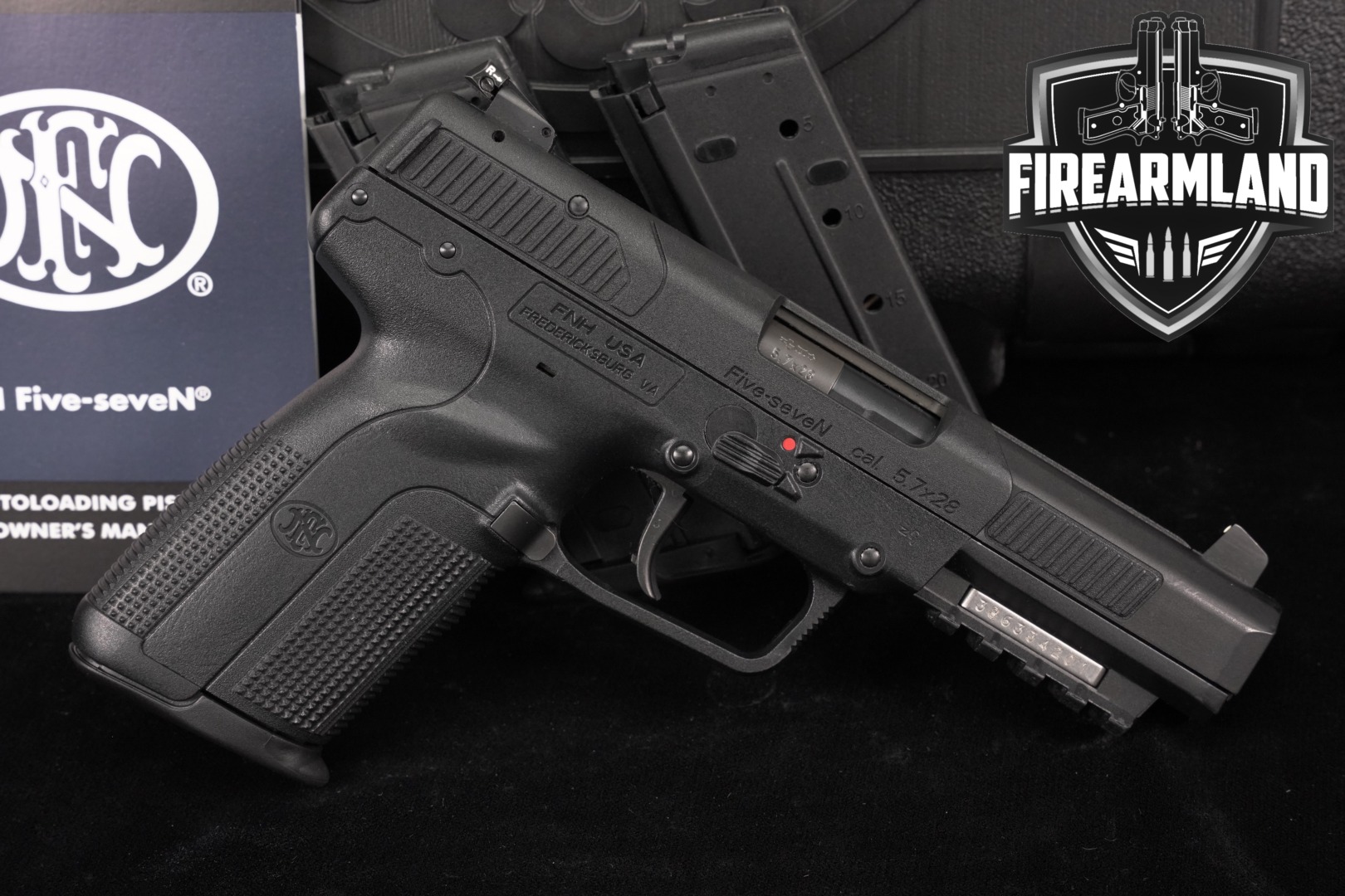FN Herstal (FNH) Five-seveN Mk2 5.7X28mm Black in Excellent Condition Thumbnail