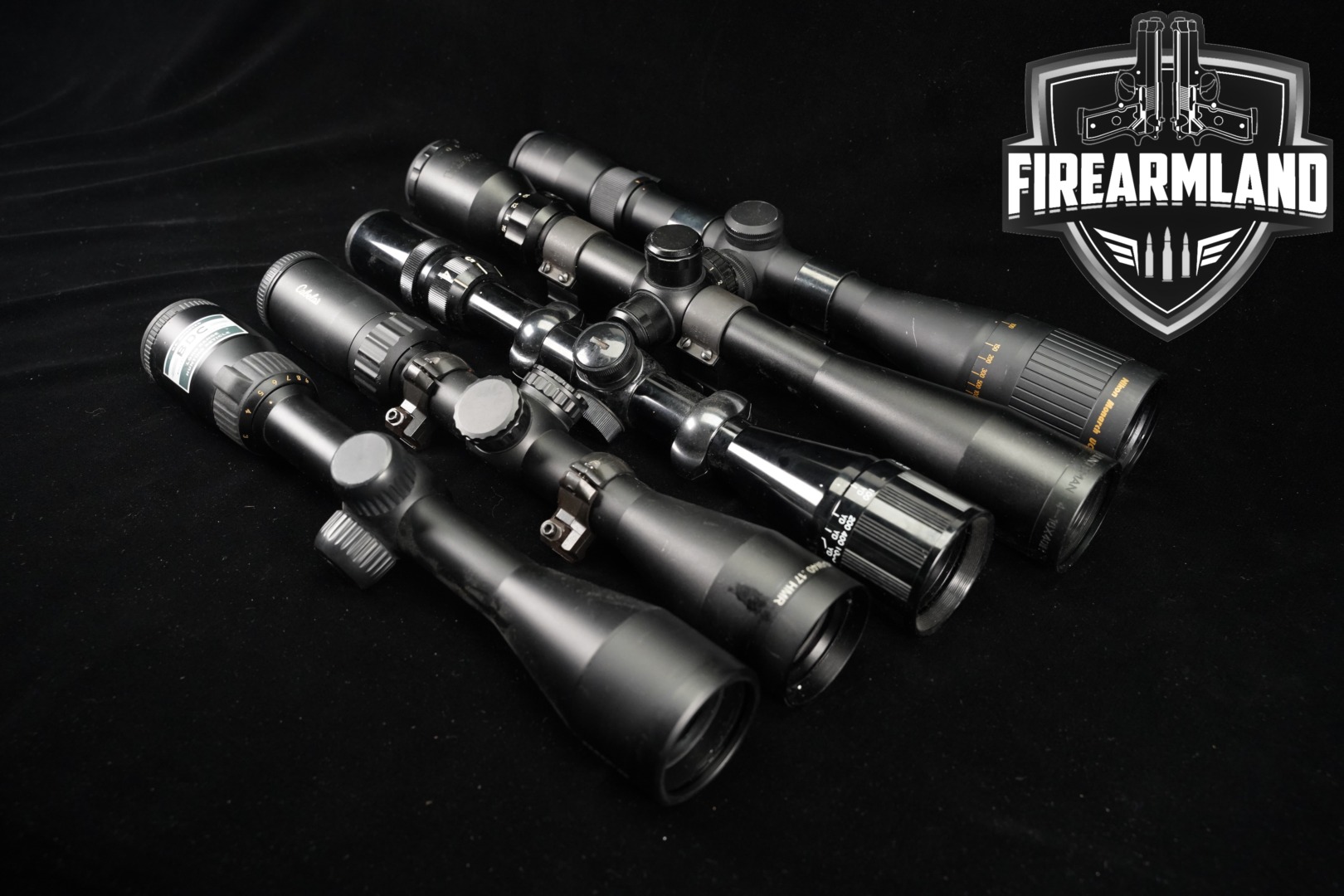 Multiple Manufacturers 5x Hunting & Target Scopes in Good Condition Thumbnail