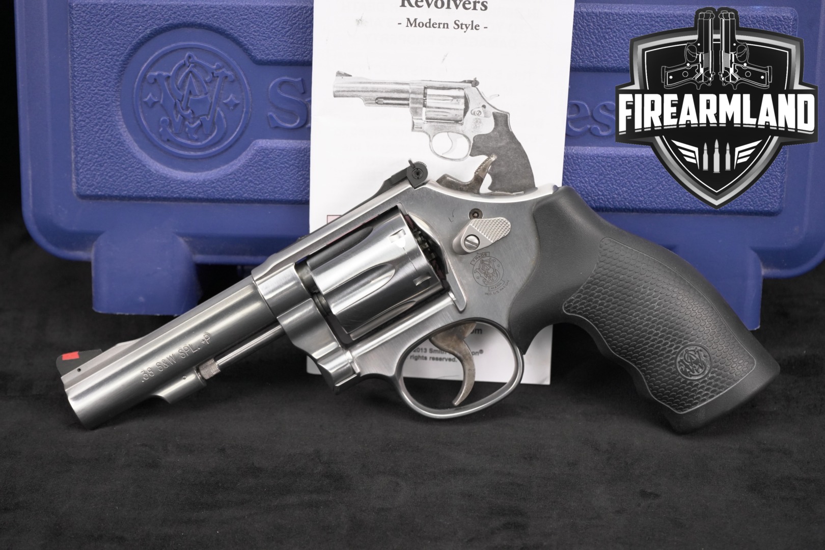 Smith & Wesson (S&W) Model 67-5 .38 Special +P Satin Stainless in Very Good Condition Thumbnail