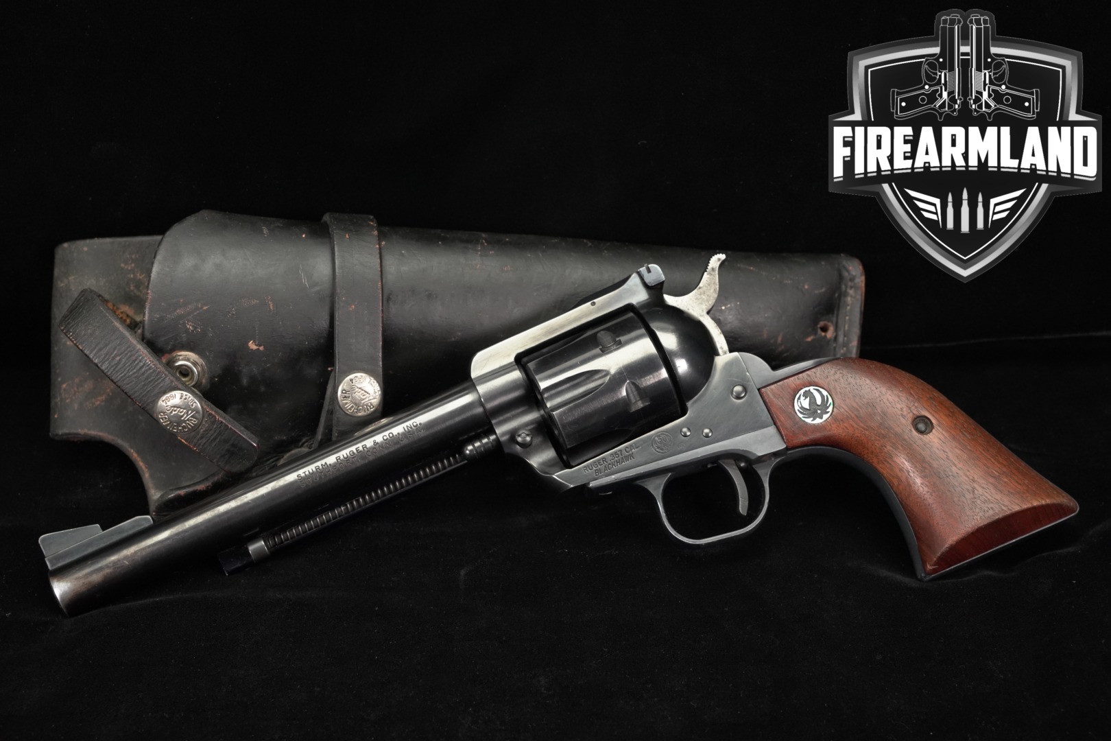 1969 Sturm Ruger Blackhawk Old Model (Three-Screw) .357 Mag. Blued in Good Condition Thumbnail