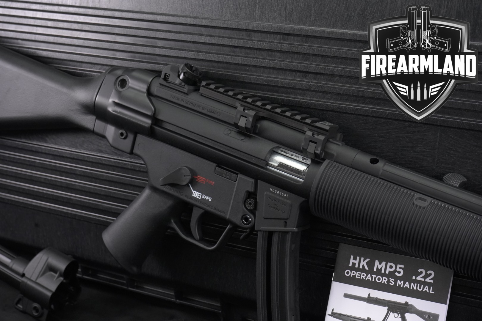 Umarex MP5 .22 Rifle .22 LR Black in Very Good Condition Thumbnail
