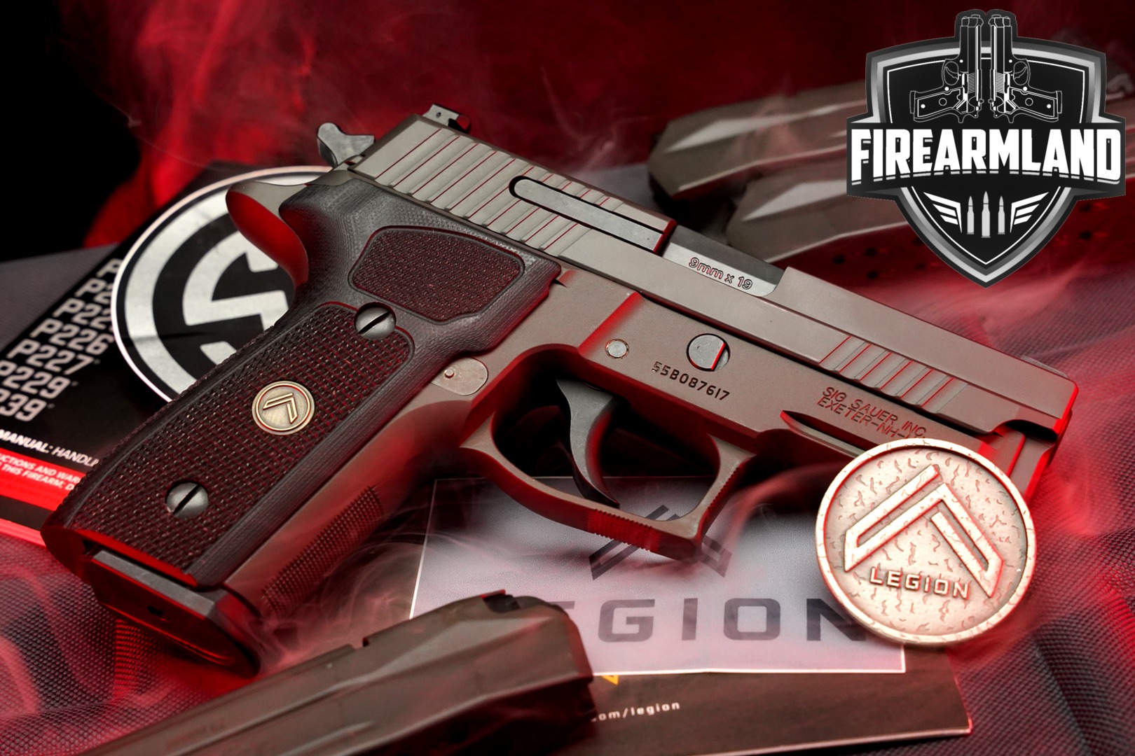 Sig Sauer P229 Legion 9mm Luger Legion Gray in Very Good Condition Thumbnail