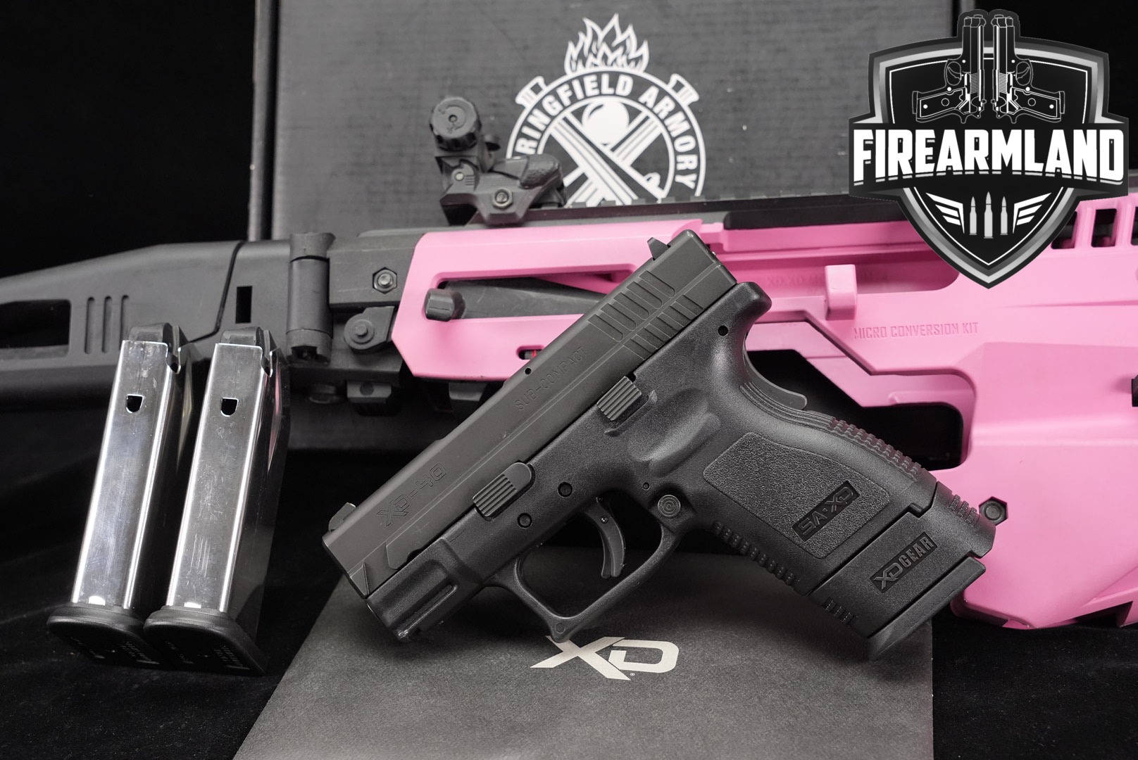 Springfield Armory XD-40 Sub-Compact 40S&W FOLDER XD40 +3 MAGS, ORIG BOX-img-0