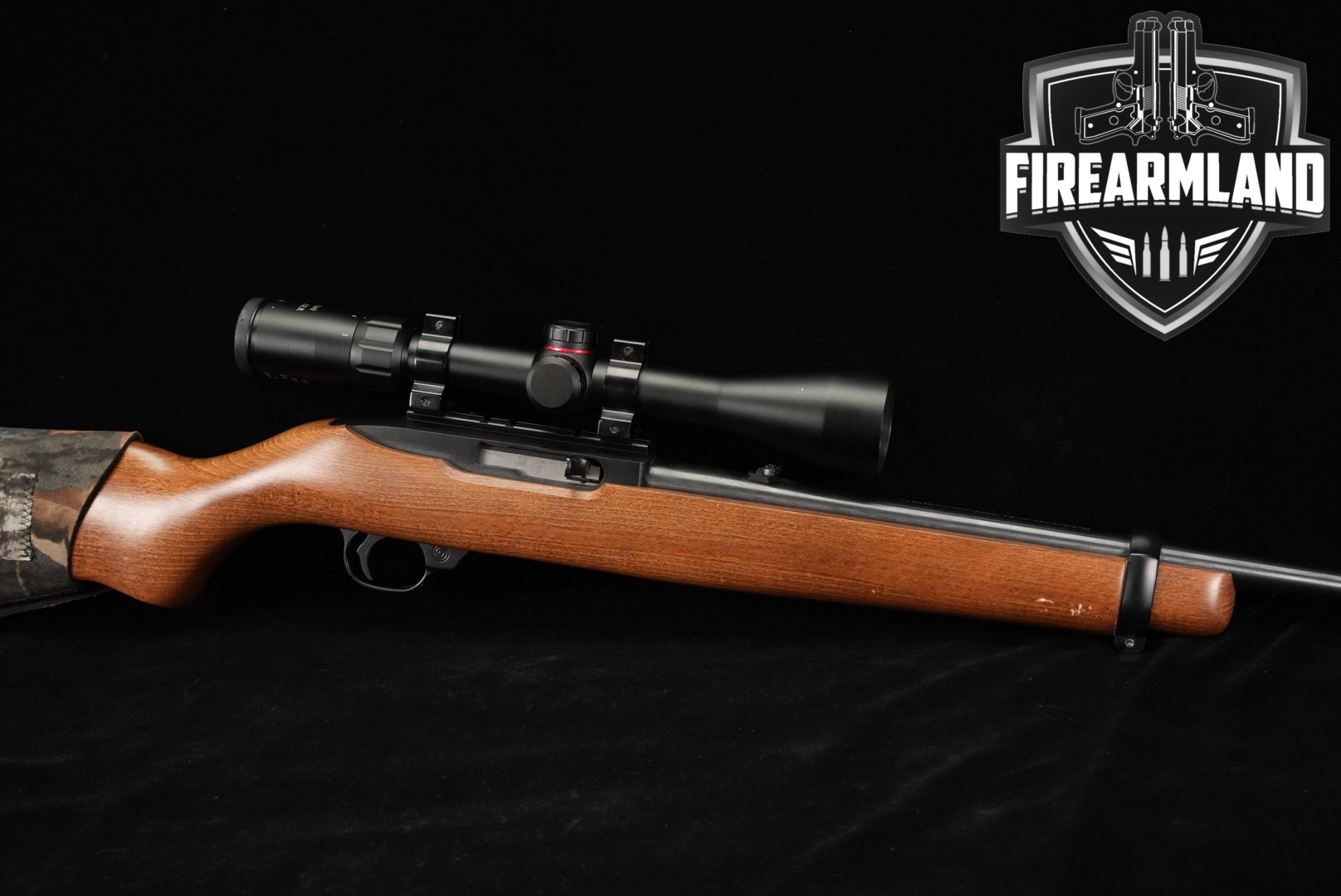 2007 Sturm Ruger Model 10/22 Carbine .22 LR Blued & Hardwood in Good Condition Thumbnail