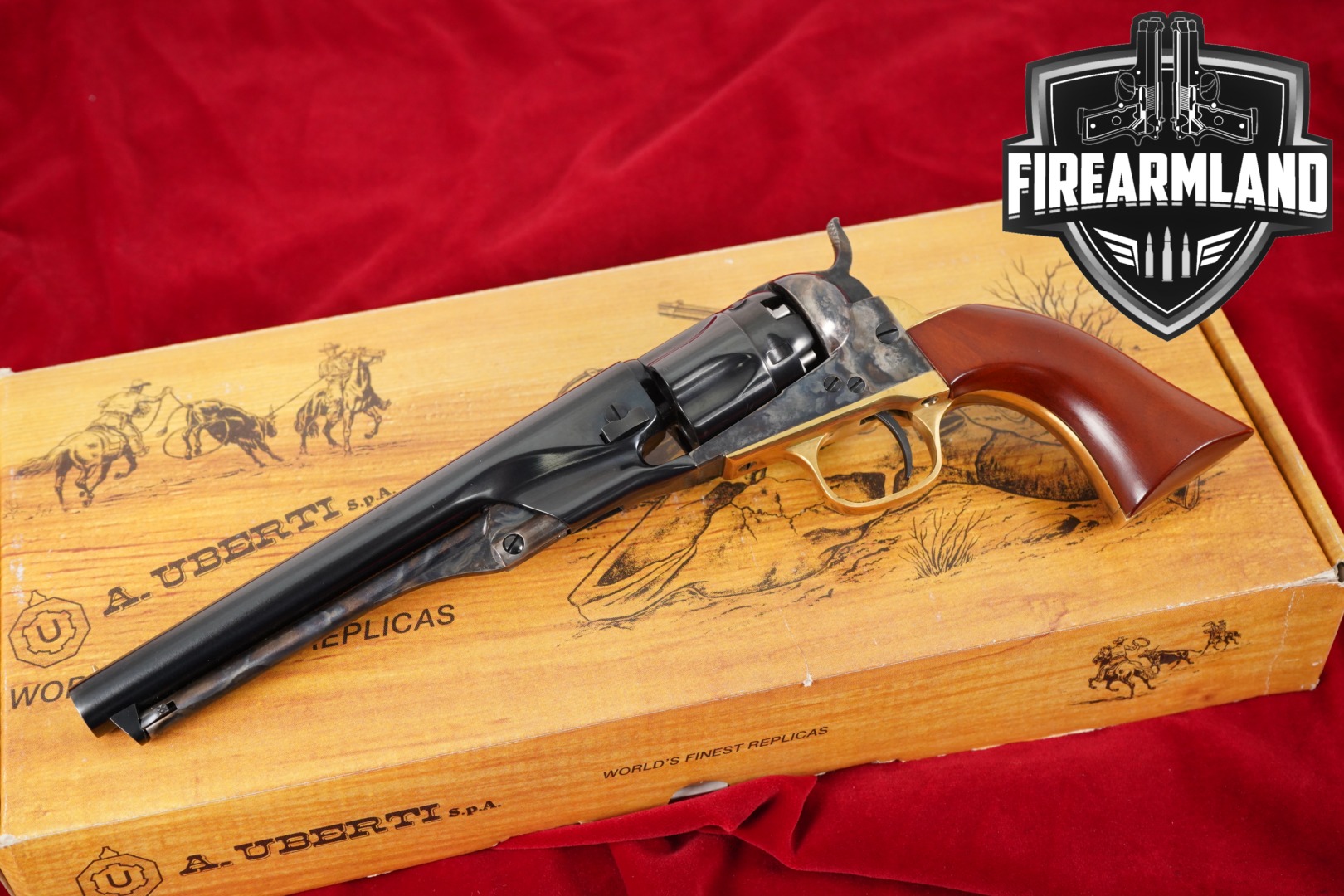 A Uberti 1862 Police 36 Black Powder 6.5" Model 0070 +ORIG BOX-img-0