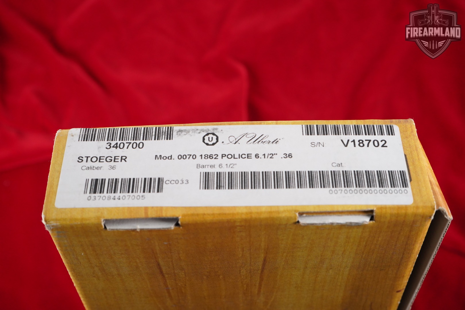 A Uberti 1862 Police 36 Black Powder 6.5" Model 0070 +ORIG BOX-img-15
