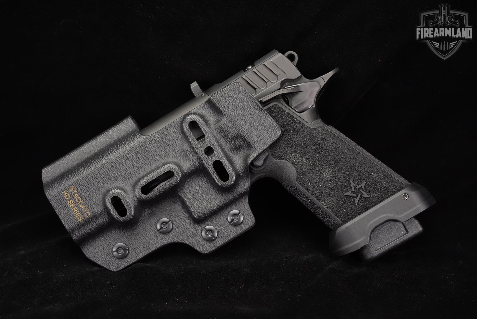 Staccato HD P4 9mm Stainless 1911 2011 +4 MAGS, ORIG CASE & HOLSTER-img-14