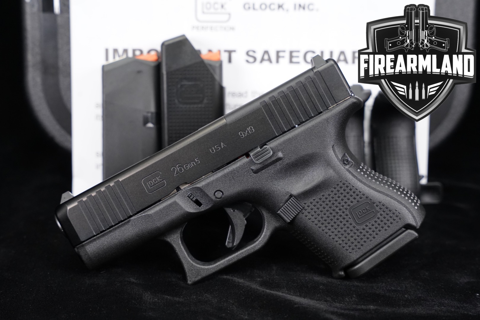 Glock 26 Gen5 MOS 9mm Luger Black in Excellent Condition Thumbnail