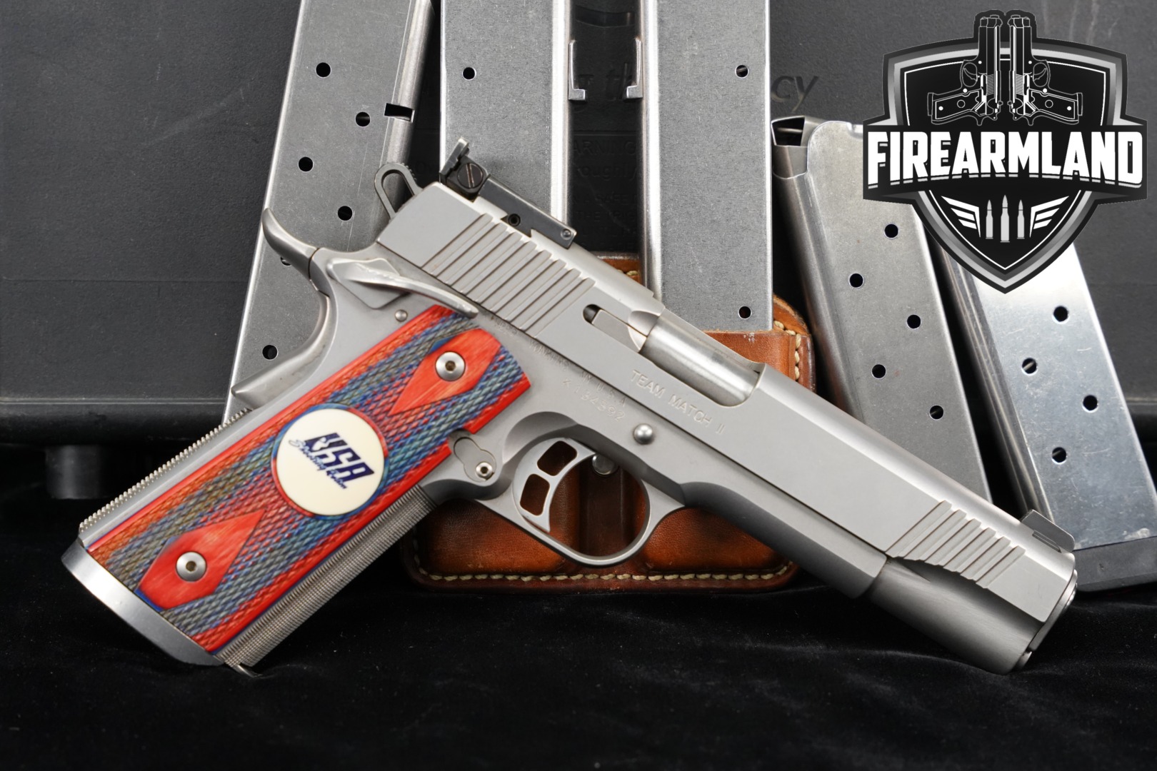 Kimber Team Match II .45 ACP Satin Stainless in Good Condition Thumbnail