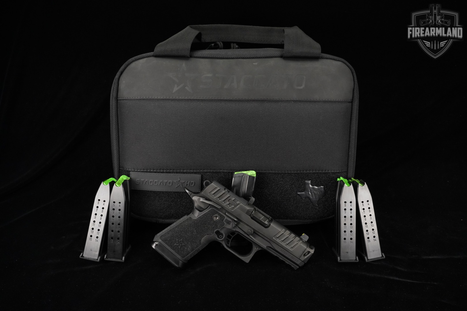 Staccato C4X HD 9mm Optics-Ready 4" STI C-4X 1911 2011 +6 MAGS & ORIG CASE-img-2