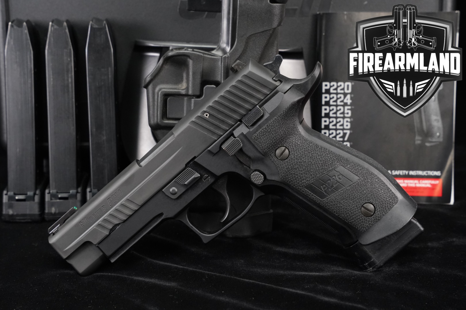 Sig Sauer P226 TACOPS 9mm Luger Black in Excellent Condition Thumbnail