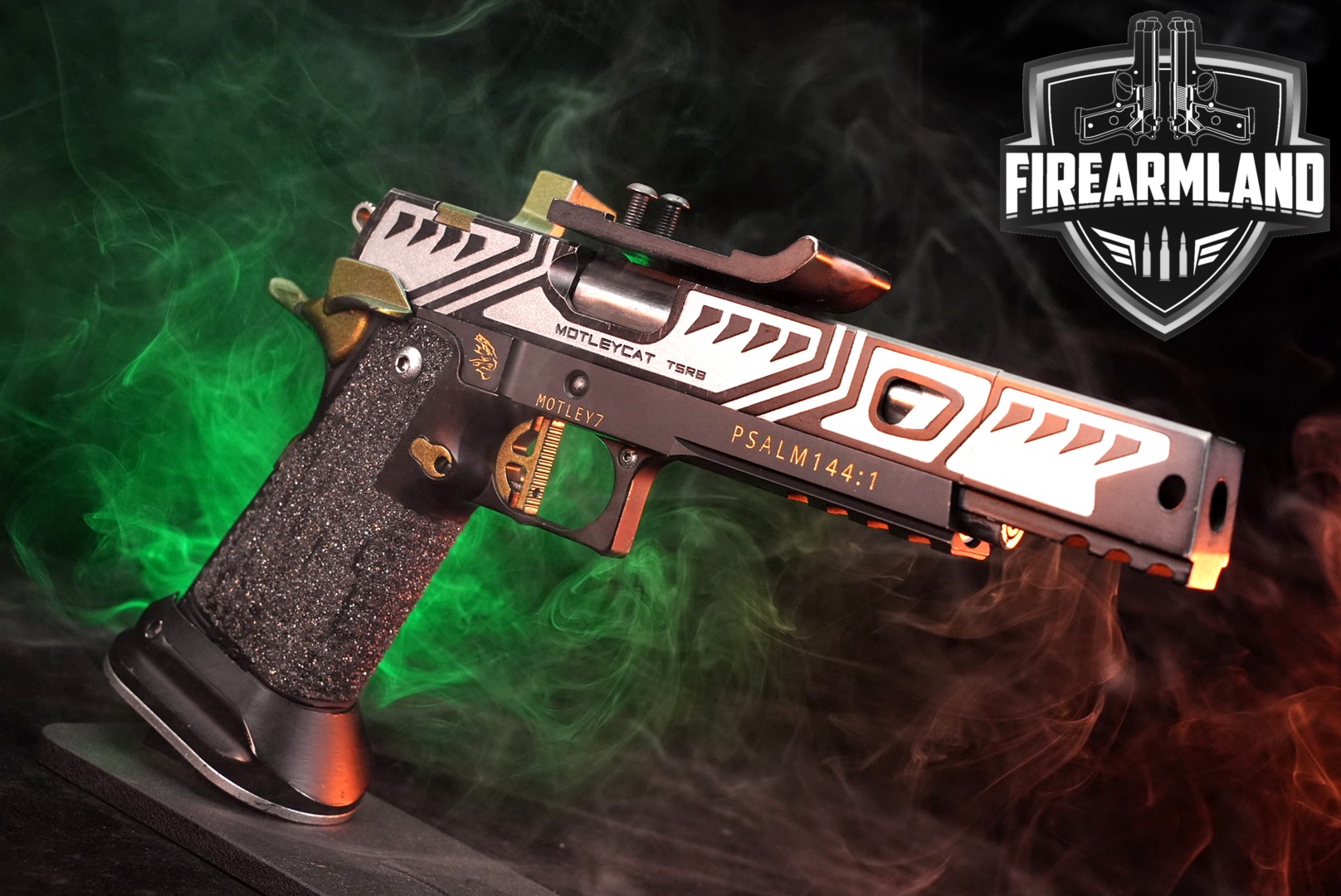 OPEN GUN Limcat Motleycat TSRB 38 Super Black & Silver 1911 2011 COMP-img-0