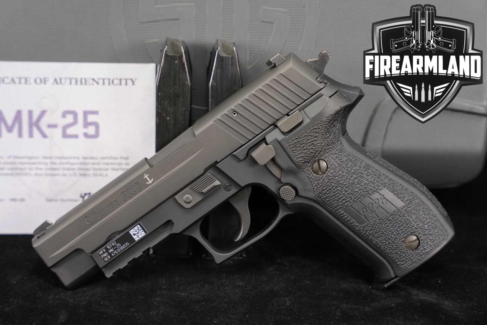 Sig Sauer P226 MK25 9mm Luger Black in Good Condition Thumbnail