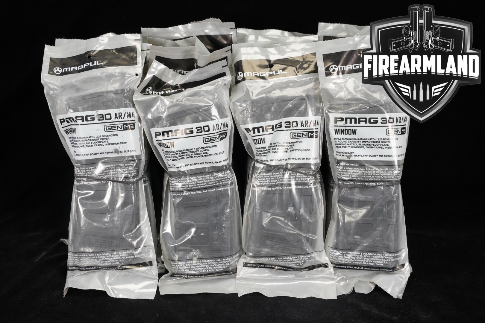 Magpul Industries TWENTY (20) PMAG AR-15 30 Round Window Magazines 5.56mm NATO in Excellent Condition Thumbnail
