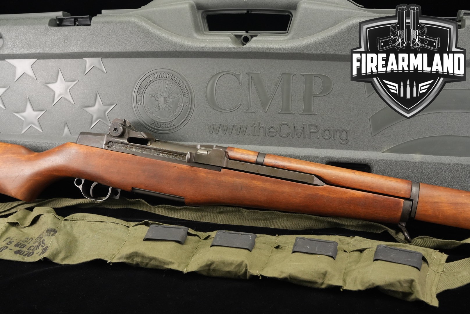 1945 Springfield Armory M1 Garand CMP .30-06 Parkerized & Hardwood in Very Good Condition Thumbnail