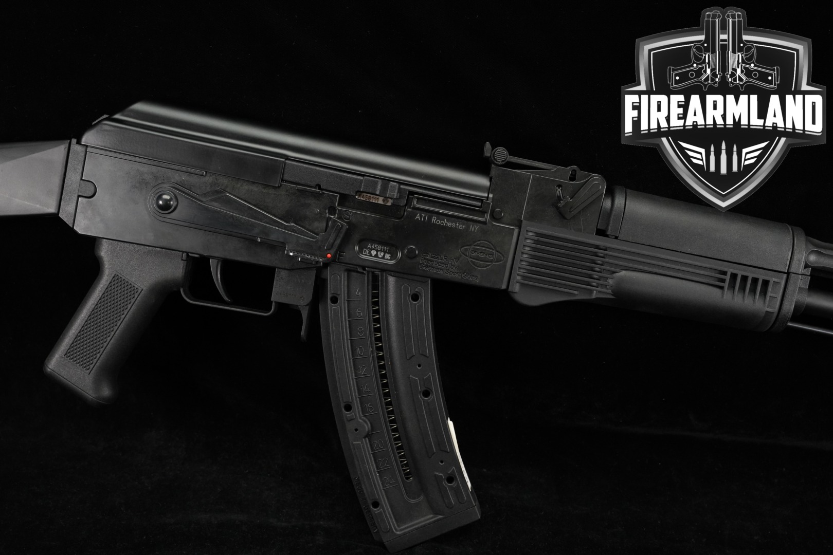 German Sport Guns (GSG) AK-47 Kalashnikov .22 LR Black in Excellent Condition Thumbnail