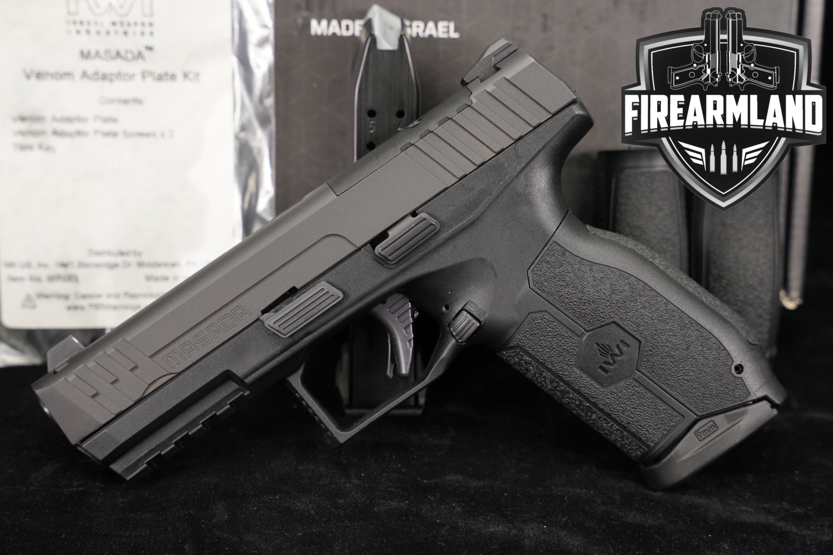 Israel Weapon Industries (IWI) Masada ORP 9mm Luger Black in Excellent Condition Thumbnail