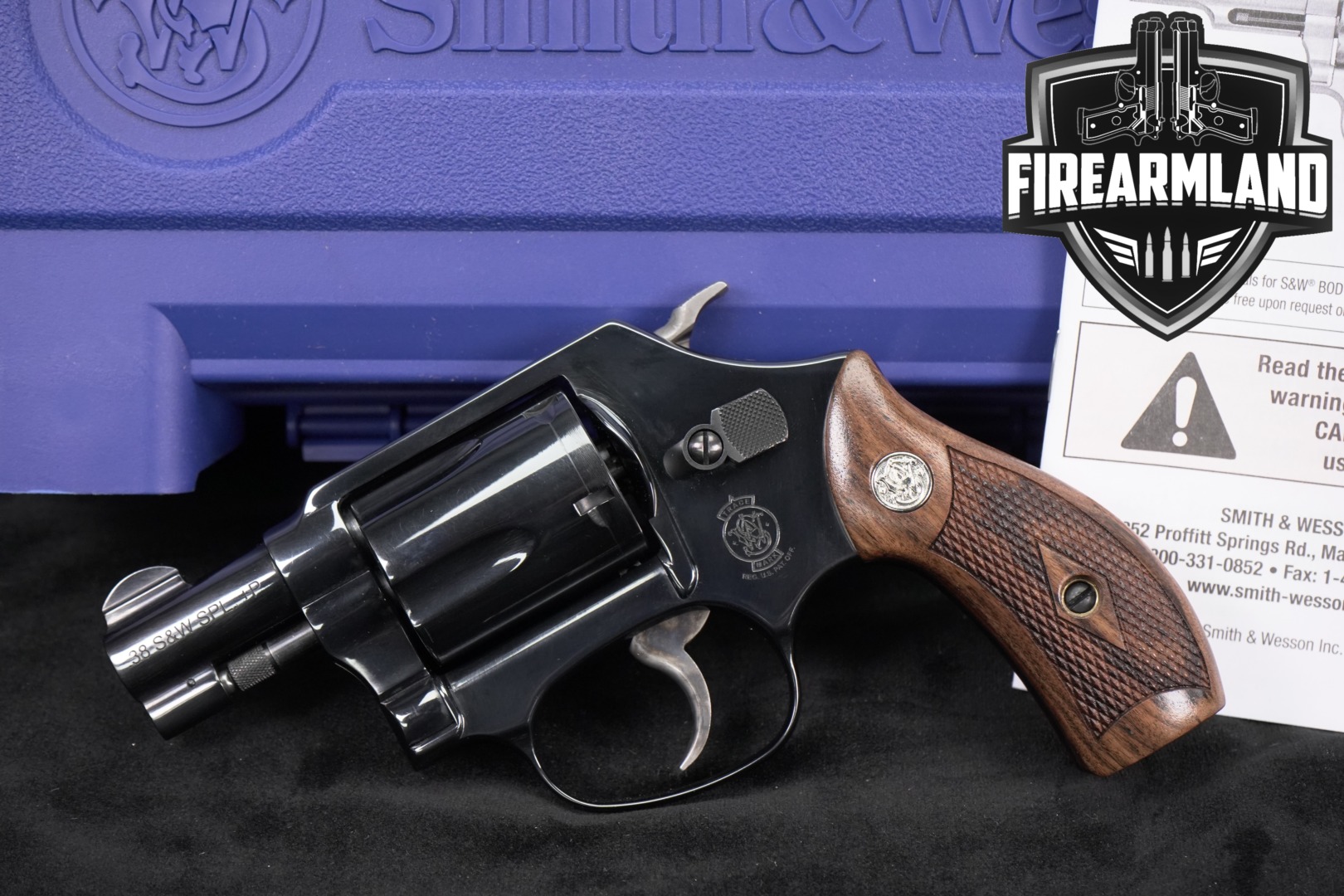 Smith & Wesson (S&W) Model 36-11 Classic No-Lock .38 Spl. Blued in Very Good Condition Thumbnail