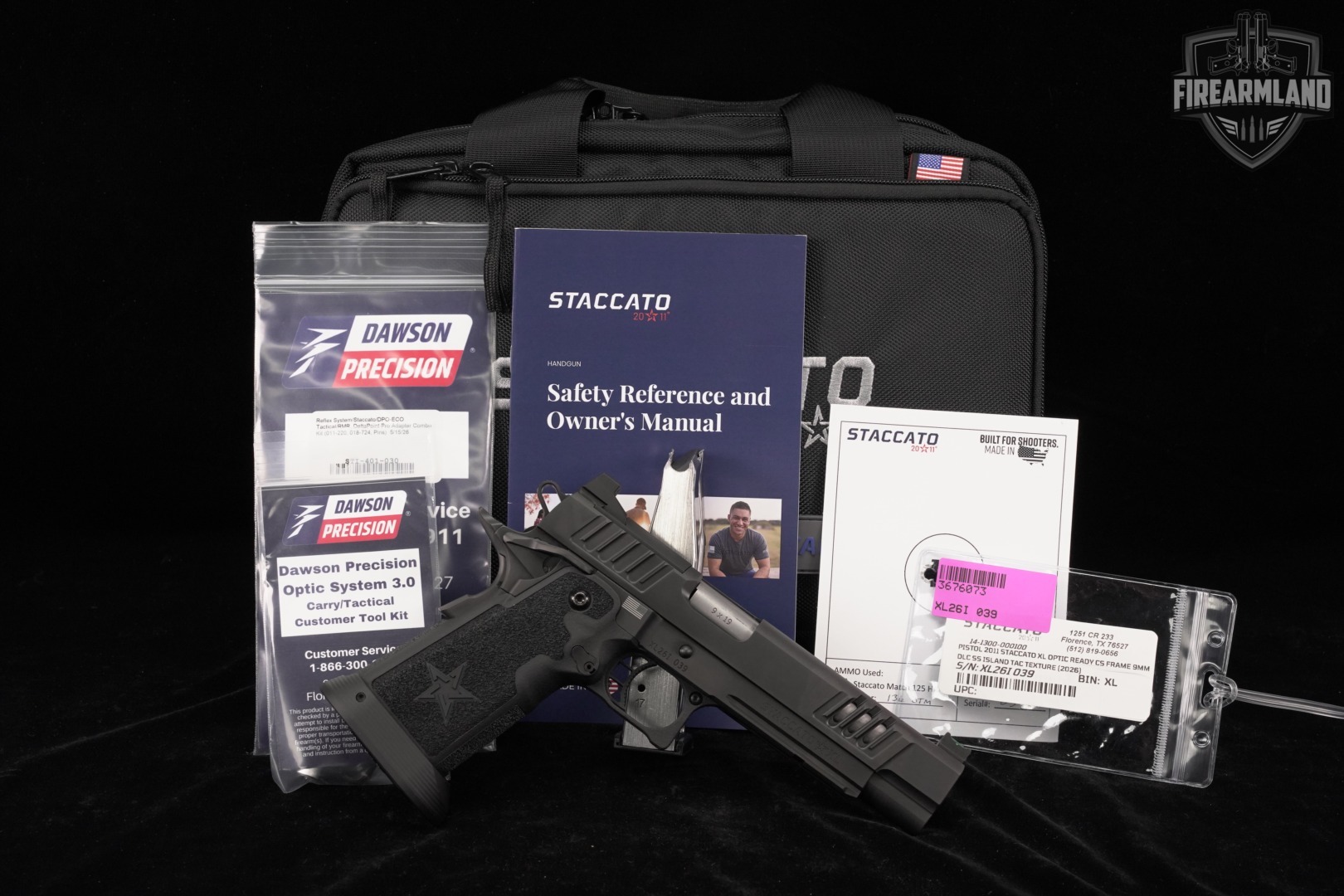 Staccato XL 9mm 5.4" Black & Gray STI 1911 2011 +2 MAGS & ORIG CASE-img-2
