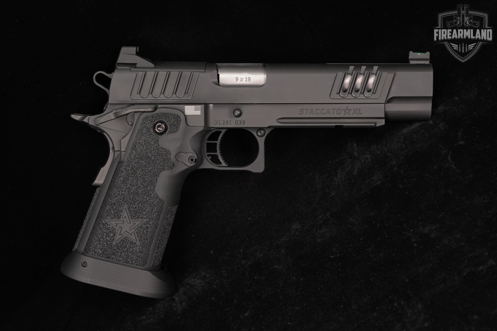 Staccato XL 9mm 5.4" Black & Gray STI 1911 2011 +2 MAGS & ORIG CASE-img-4