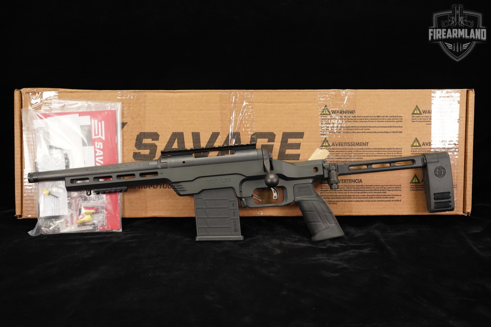 LEFT-HAND Savage Arms 110 PCS 6.5 Creedmoor 10.5 M110 SIG BRACE +ORIG BOX-img-3