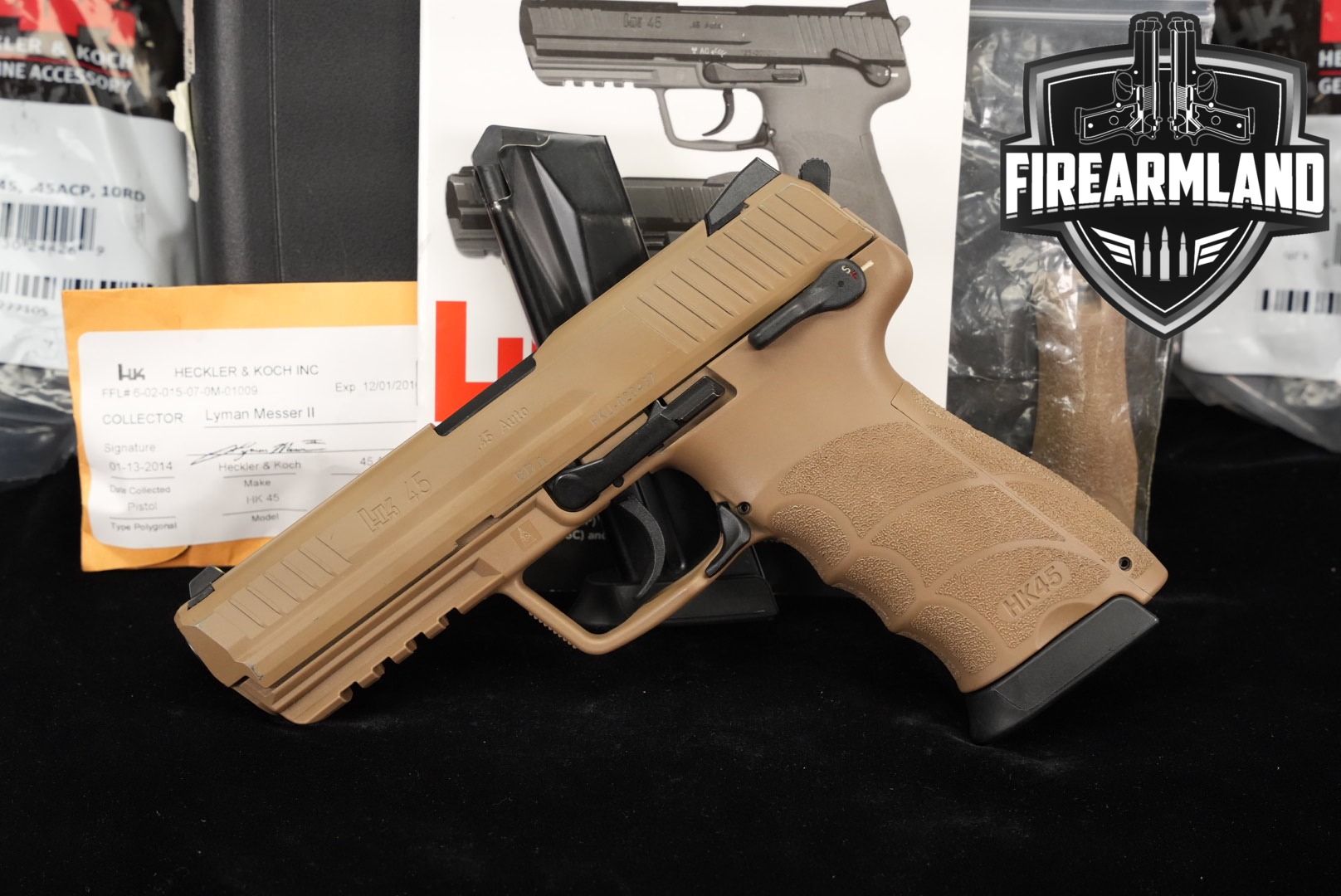 Heckler & Koch (H&K, HK) HK45 Variant 1 .45 ACP FDE in Good Condition Thumbnail