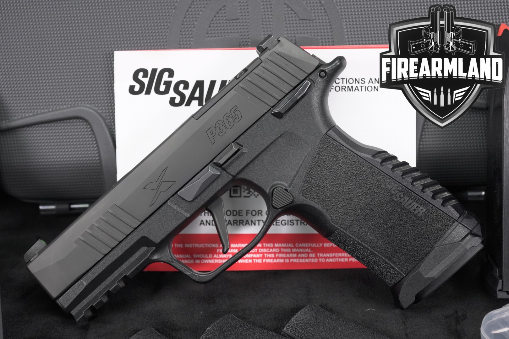 Sig Sauer P365-XMACRO TACOPS 9mm Luger Black in Excellent Condition Thumbnail