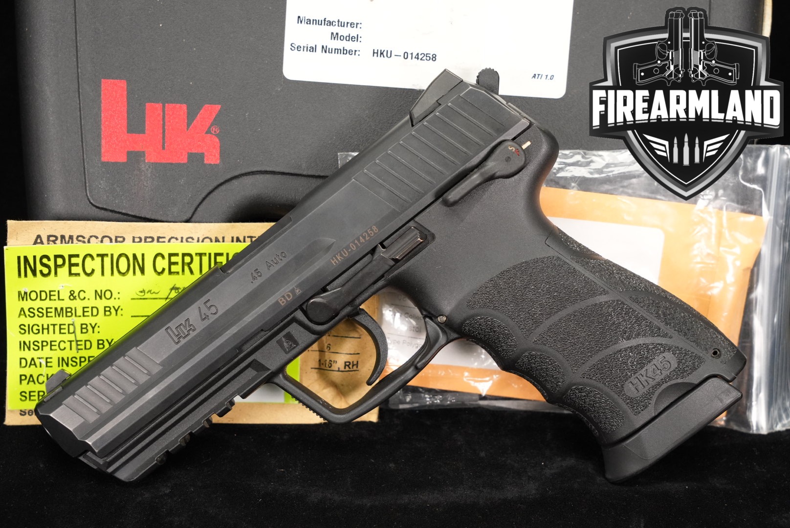 Heckler & Koch HK45 V1 45ACP H&K HK-45 +ORIG CASE-img-0