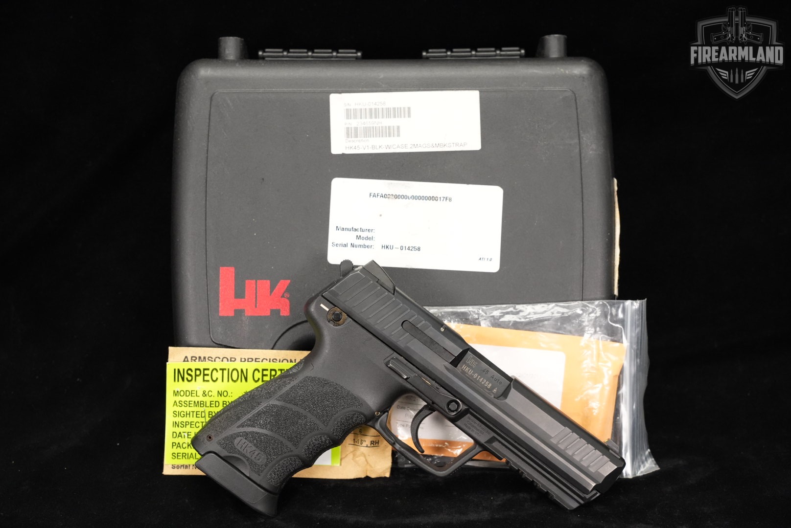 Heckler & Koch HK45 V1 45ACP H&K HK-45 +ORIG CASE-img-2