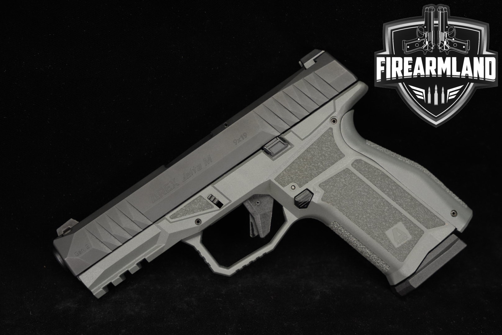 Arex Defense Delta M Gen 2 Optics-Ready 9mm 4 Two-Tone Black & Gray-img-0