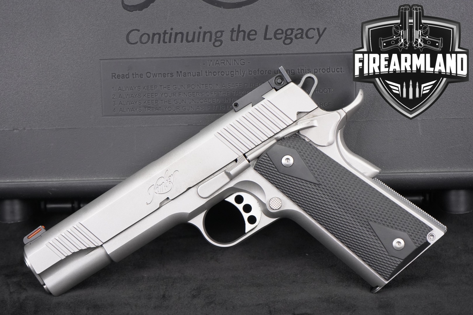 Kimber Stainless Target II California Roster 9mm Luger Stainless in Very Good Condition Thumbnail