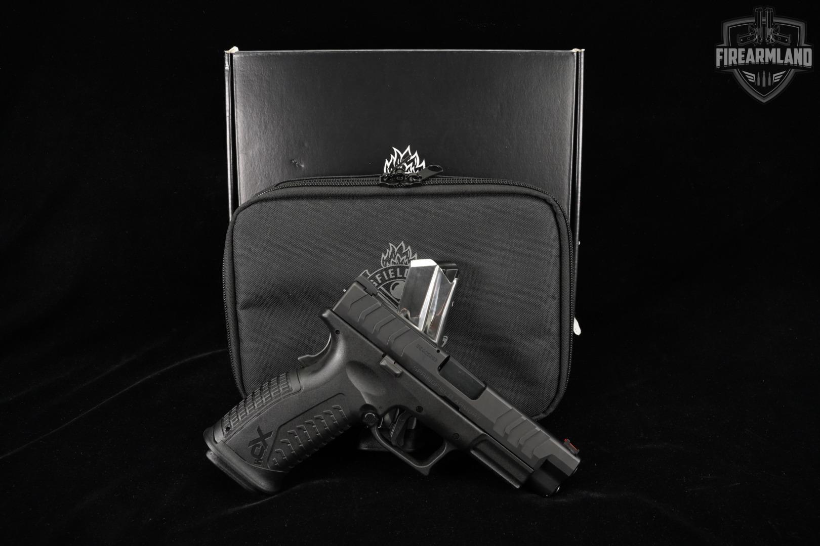 Springfield Armory XD-M Elite OSP 10mm OR 4.5" XDM XDM10 +2 MAGS, ORIG CASE-img-2