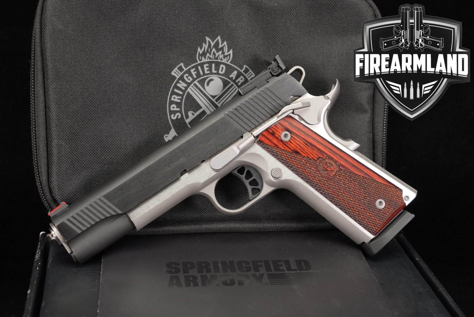 Springfield Armory 1911 Ronin Government .45 ACP Two-Tone Blued & Stainless in Good Condition Thumbnail