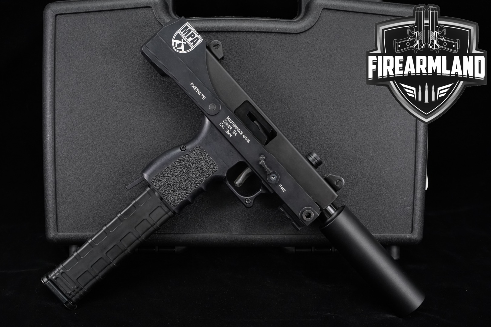 MasterPiece Arms Defender MPA30T, Top-Cocking 9mm Luger Black in Excellent Condition Thumbnail