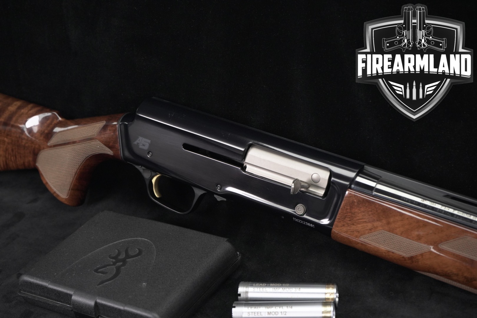 2013 Browning A5 Hunter 12 Gauge Blued & Walnut in Very Good Condition Thumbnail