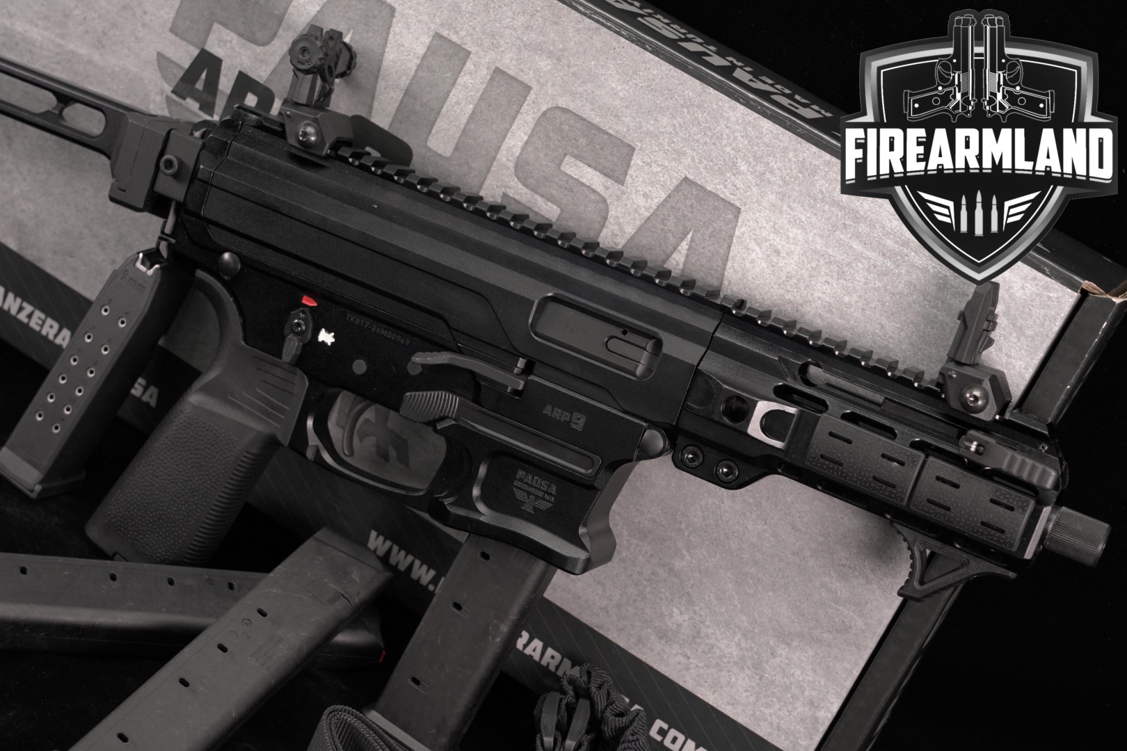 SBR Panzer Arms ARP9 9mm AR-9 AR9 6.5" ARP +4 MAGS & ORIG BOX-img-0