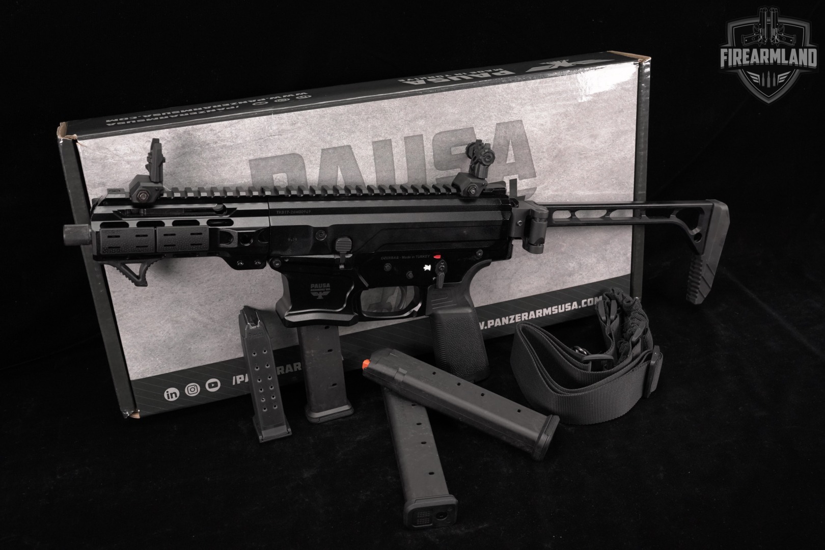 SBR Panzer Arms ARP9 9mm AR-9 AR9 6.5" ARP +4 MAGS & ORIG BOX-img-2