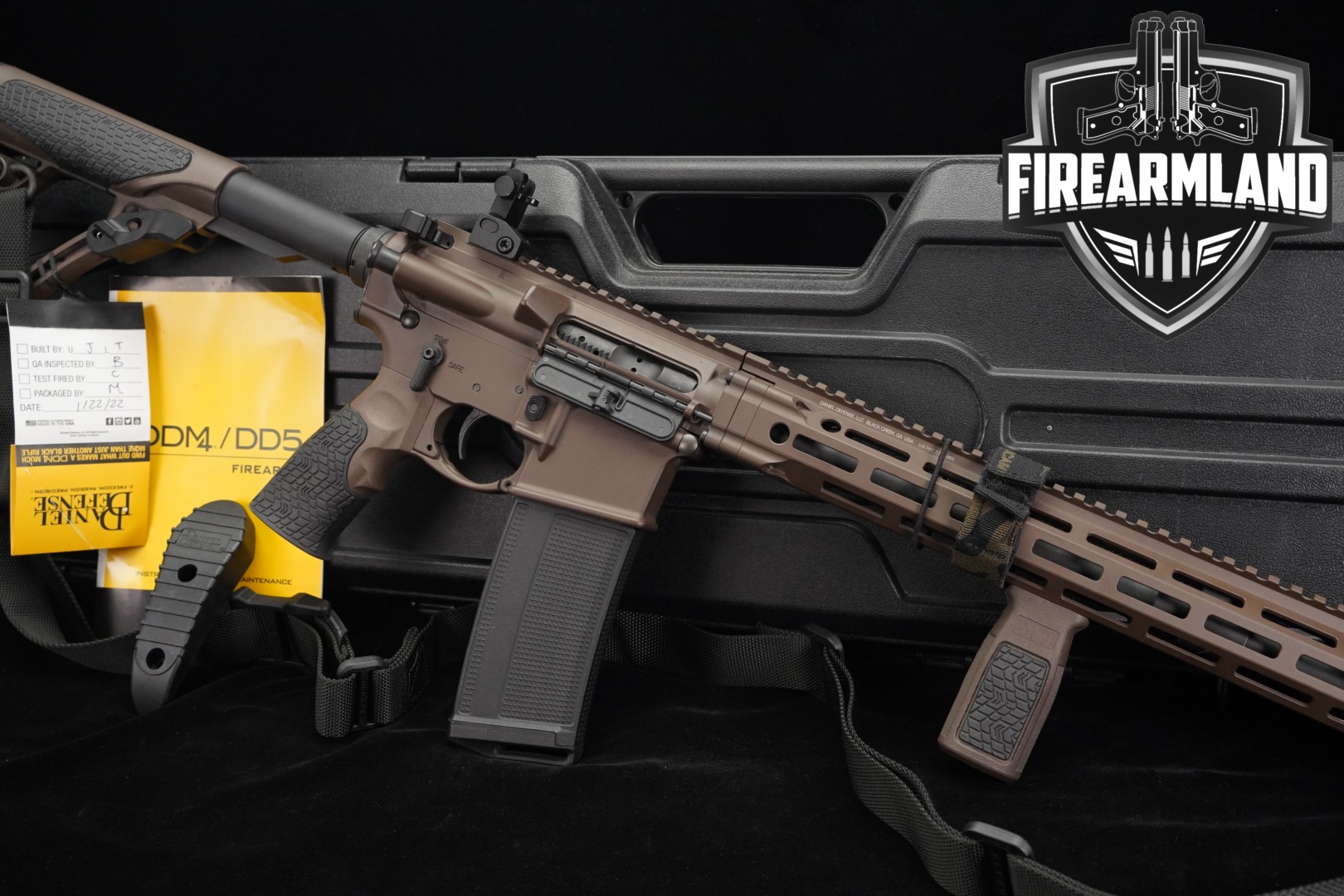 Daniel Defense DDM4 V7 5.56mm NATO Tan in Excellent Condition Thumbnail