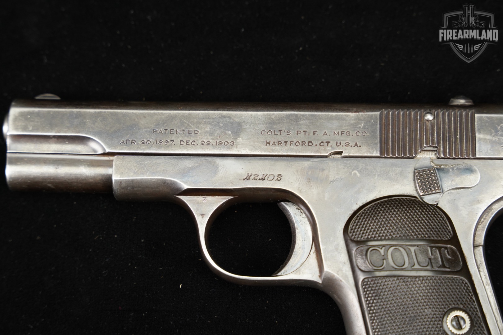 1920 Colt Model 1908 Pocket Hammerless Type III 380 ACP 3.75" Blued-img-12
