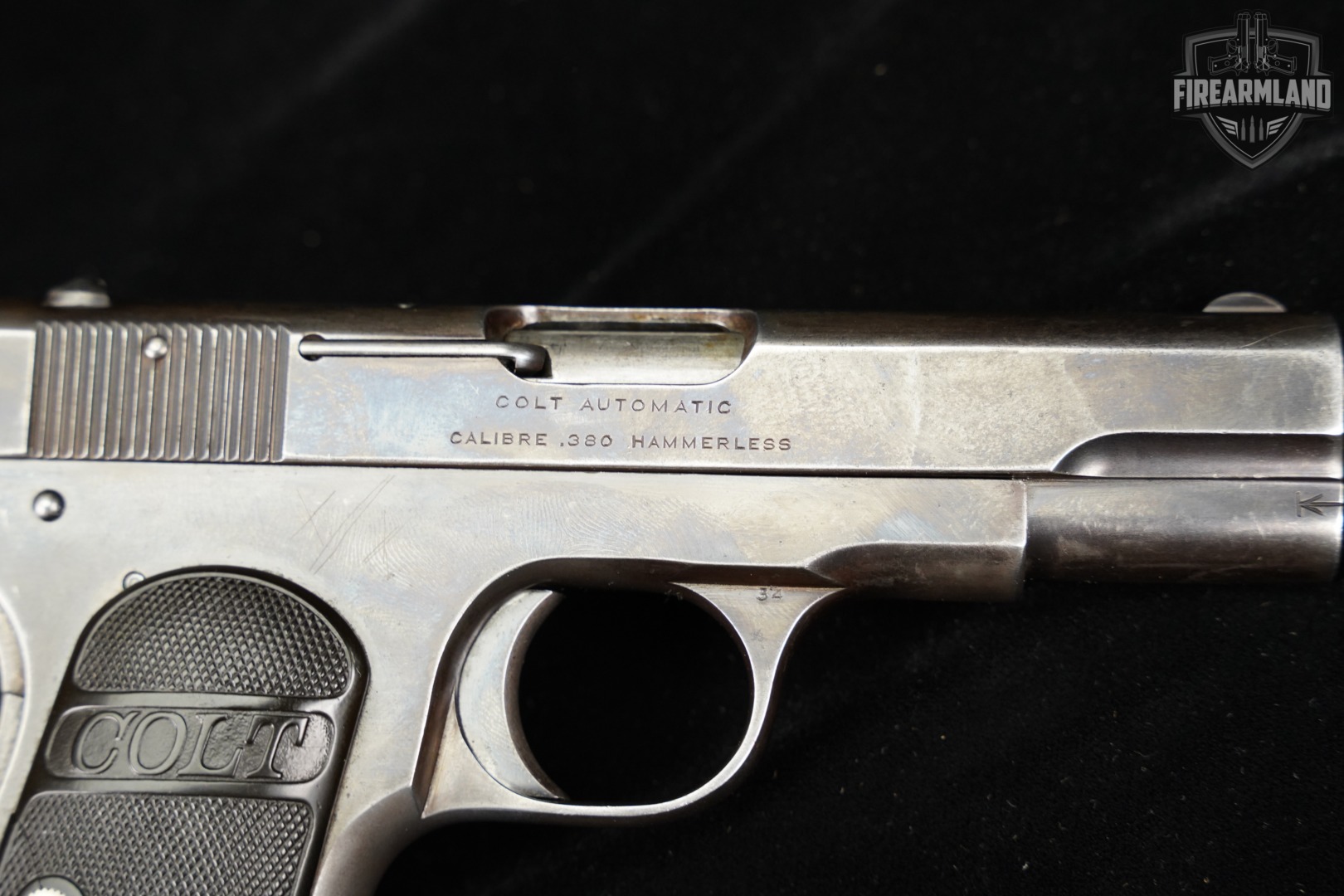 1920 Colt Model 1908 Pocket Hammerless Type III 380 ACP 3.75" Blued-img-13