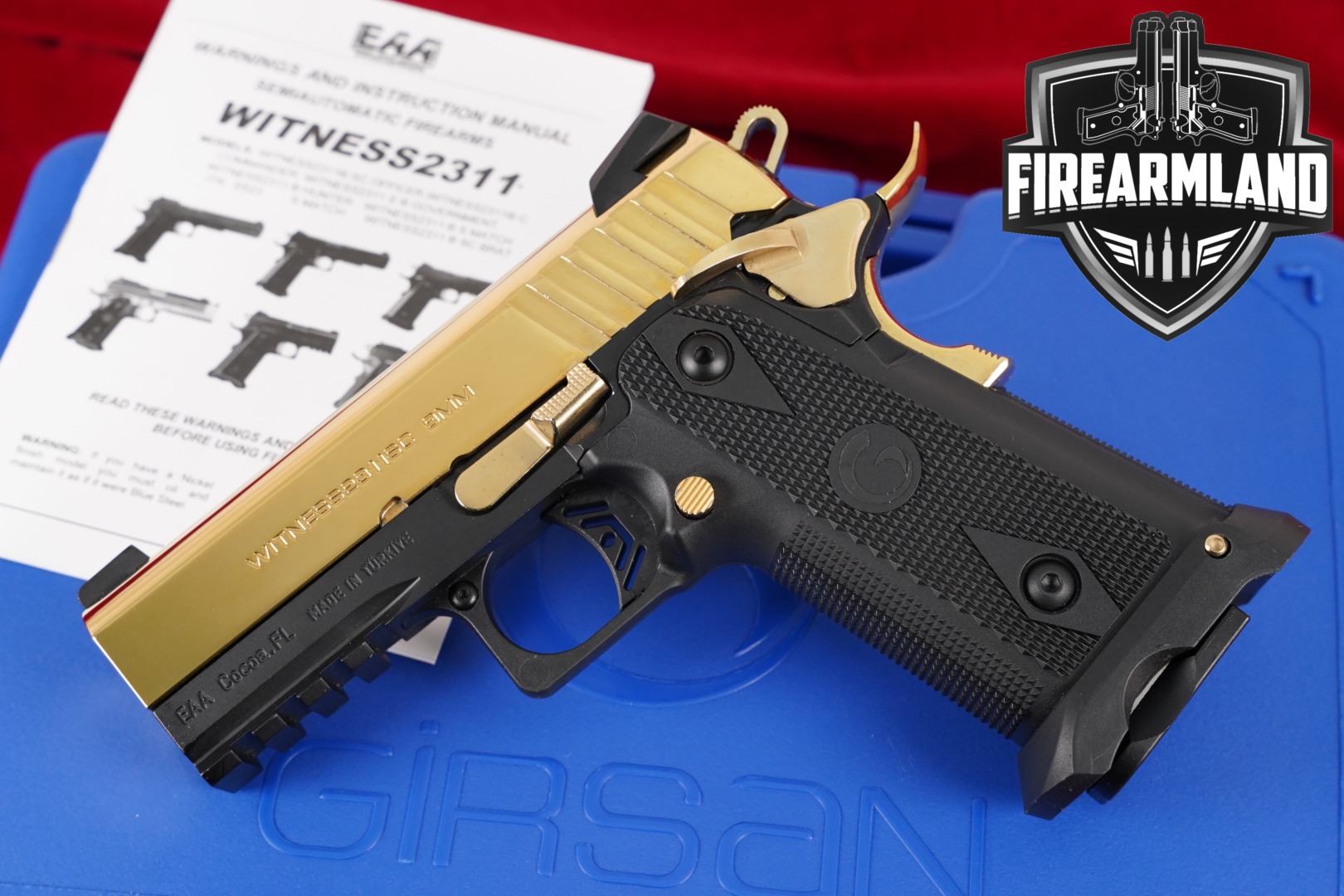 Girsan Witness2311SC BRAT 9mm 3.23" 1911 2011 Witness-2311 SC +ORIG CASE-img-0