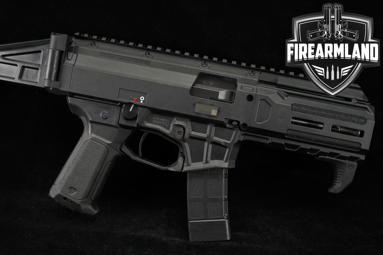 CZ Scorpion 3+ Micro Pistol 9mm Luger Black in Very Good Condition Thumbnail