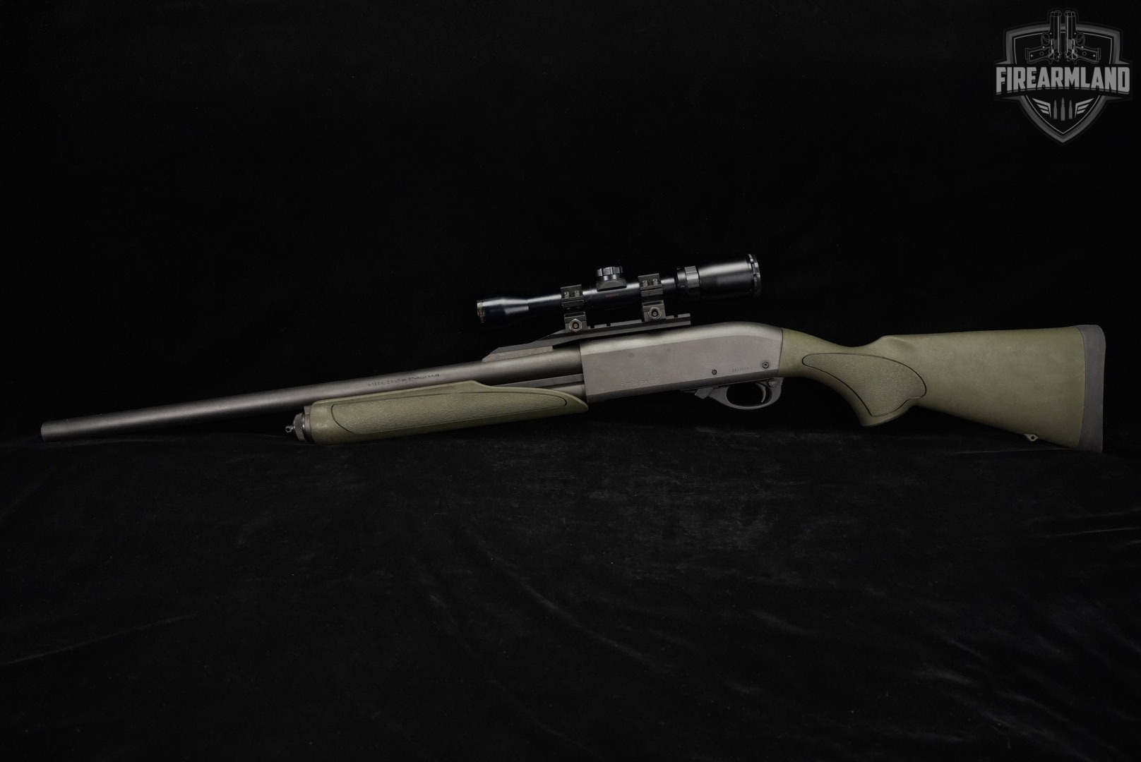 Remington Model 870 Fully Rifled 12-Gauge 23" Black & OD Green M870-img-2