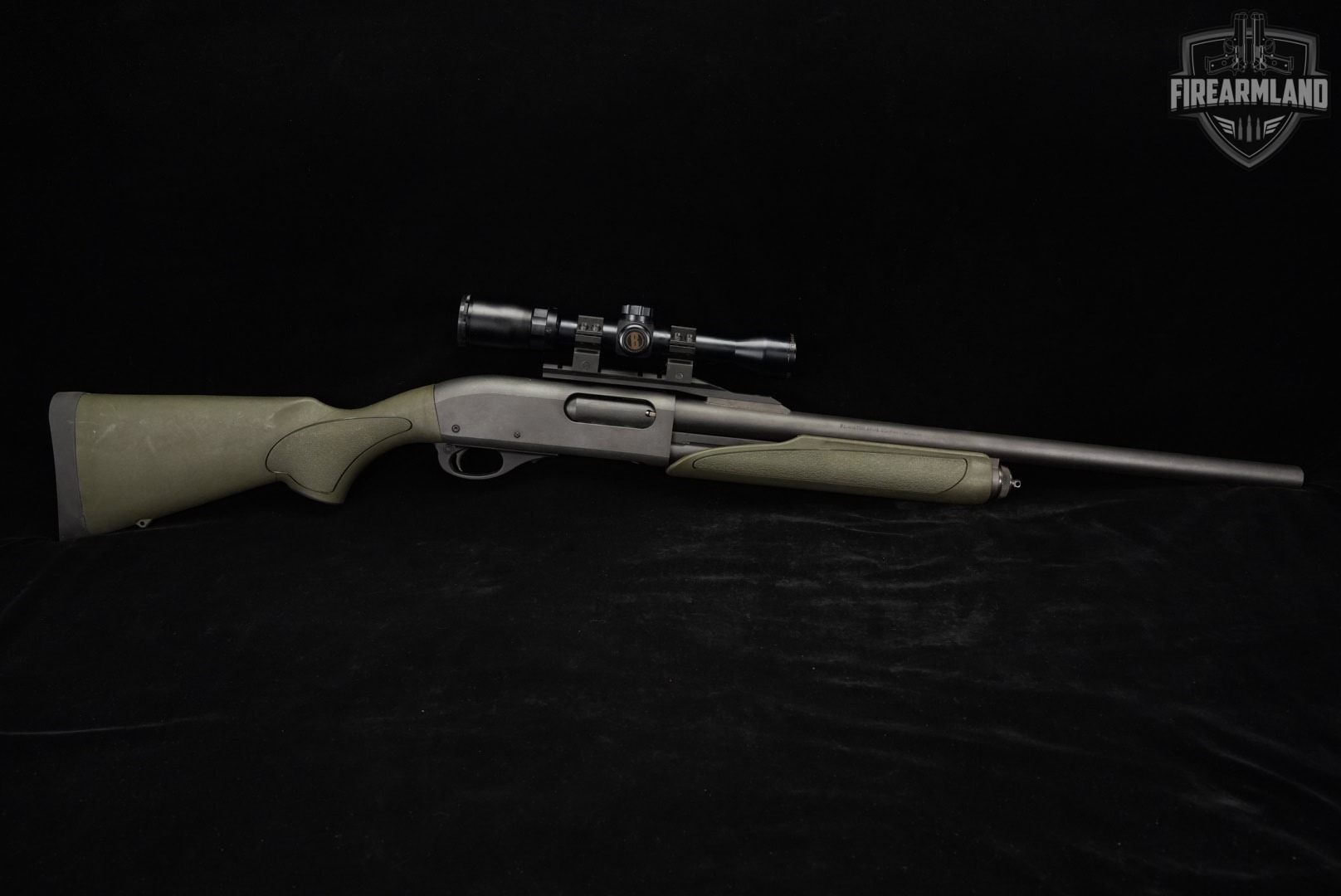 Remington Model 870 Fully Rifled 12-Gauge 23" Black & OD Green M870-img-3